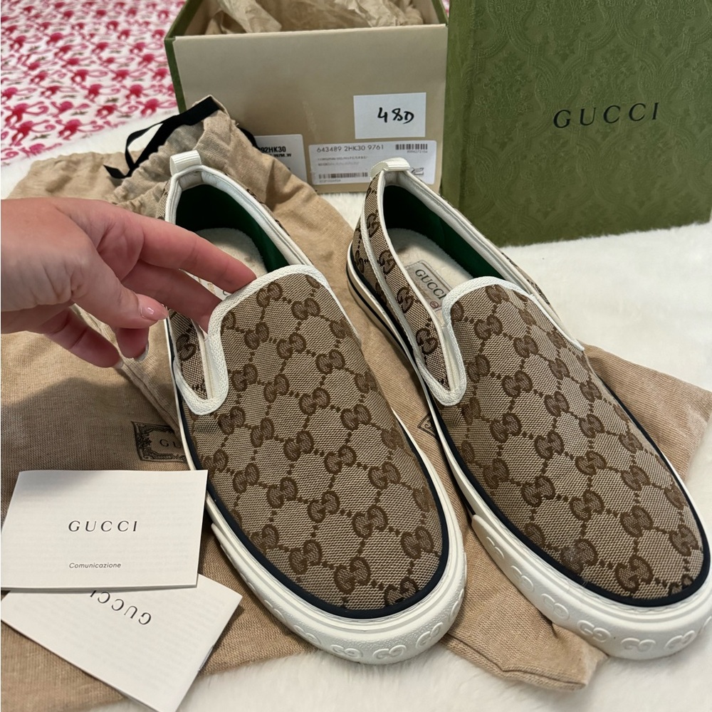 MEN'S GUCCI TENNIS 1977 SLIP-ON SNEAKER